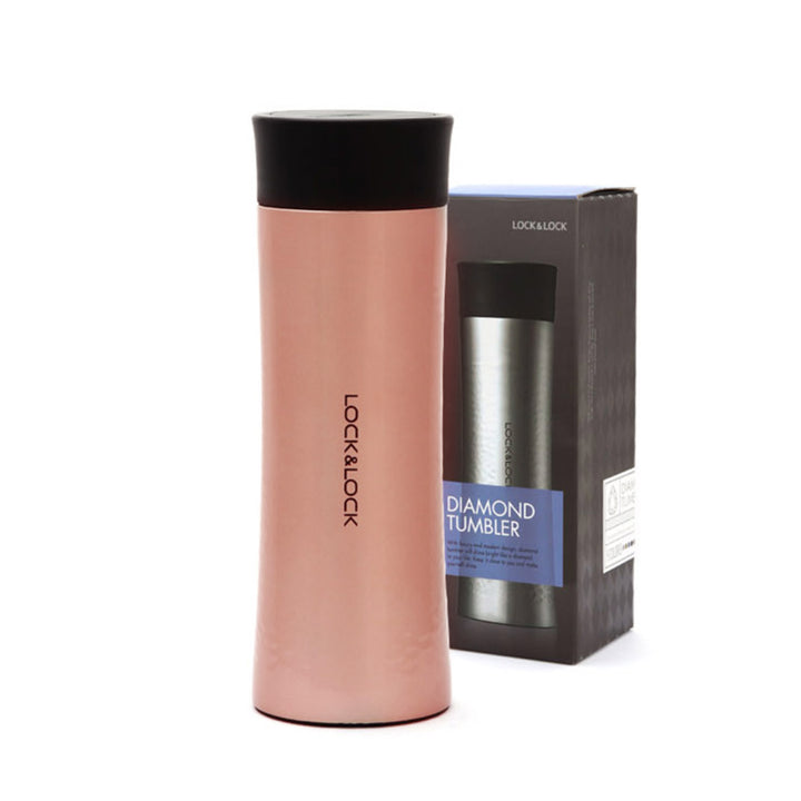 DIAMOND TUMBLER 300ML PINK (LHC4116P)