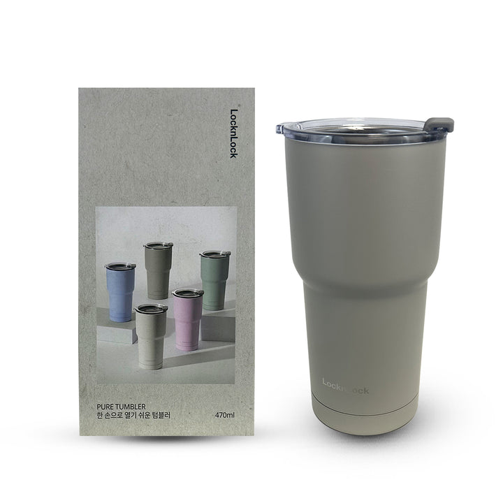 PURE TUMBLER 470ML BEIGE (LHC4136BE)