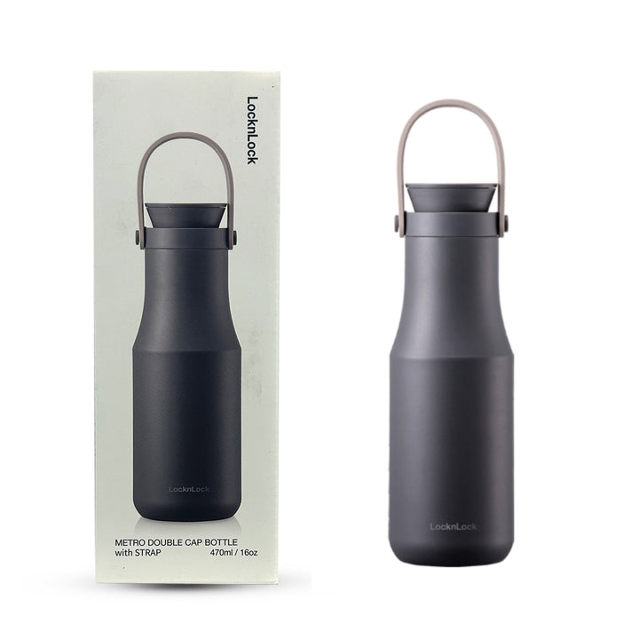 METRO DOUBLE CAP BOTTLE 470ML/16OZ(LHC4202GRY)