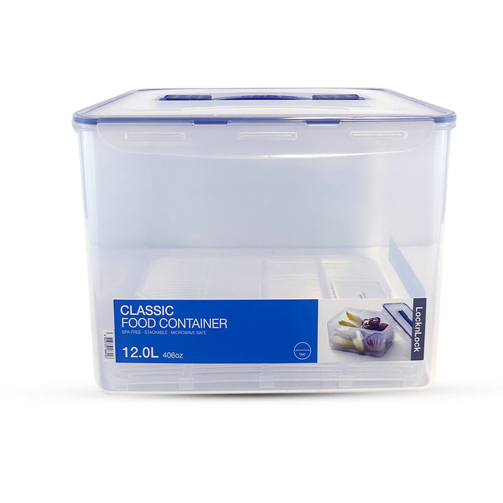 RECTANGULAR TALL PP CONTAINER 12L W/HANDLE(Tray) (HPL889)