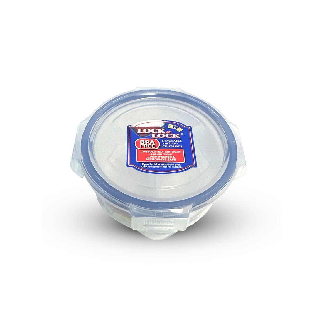 ROUND SHORT FOOD CONTAINER 140ML W/Divider