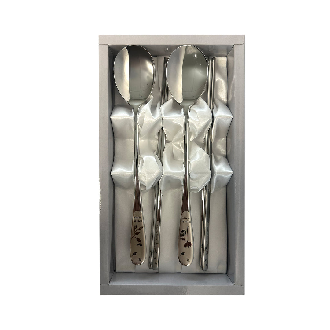 GOLDEN BELL STAINESS SPOON 2PC SET