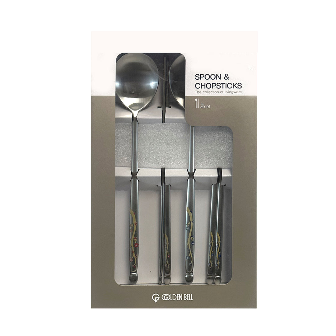 GOLDEN BELL STAINESS SPOON 5PC SET (HERA)