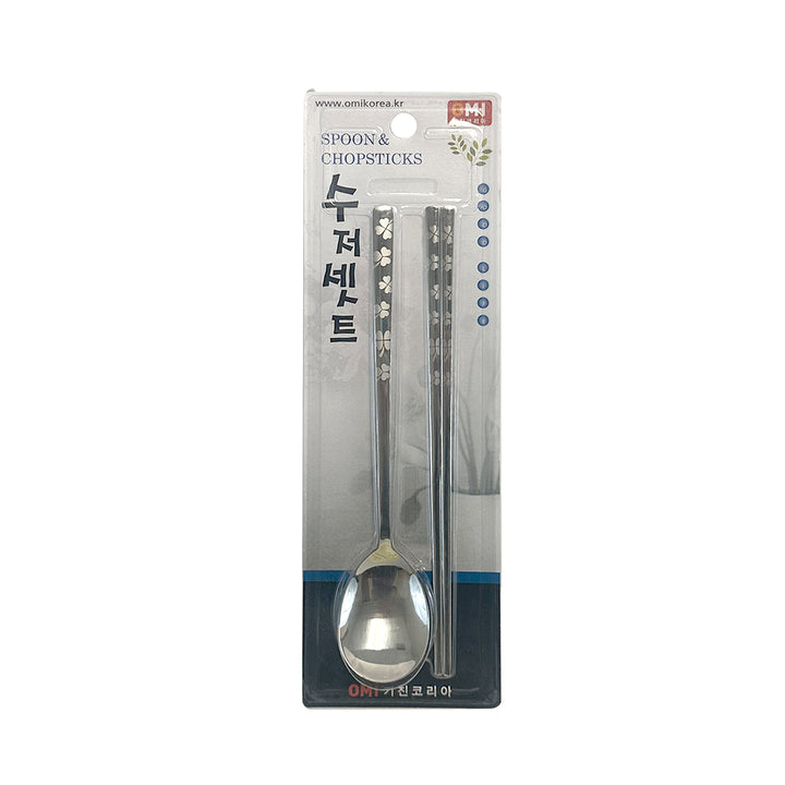 STAINESS SPOON 1PC SET (Clover Sanding )