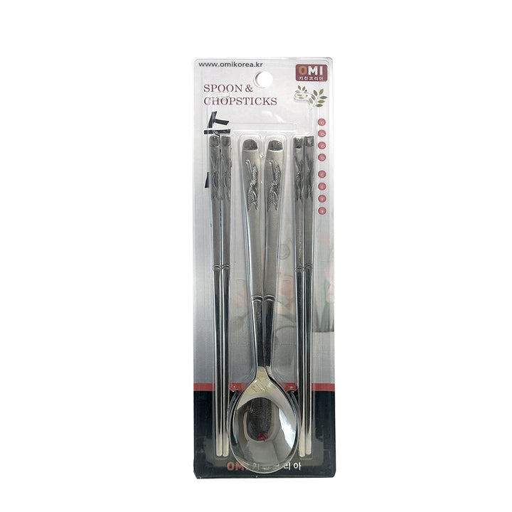 STAINESS SPOON 2PC SET (Crane Sanding)