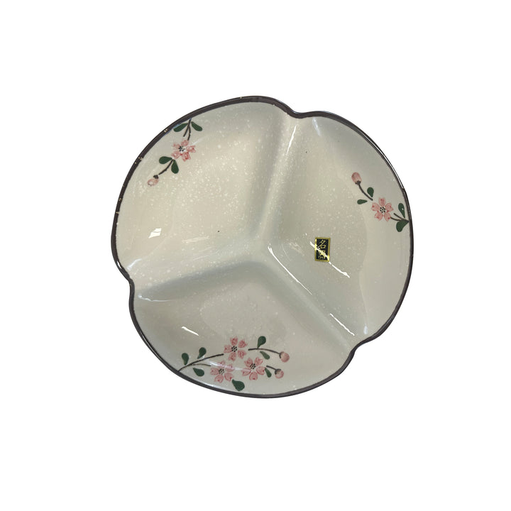 The Bloom 3-Section Divided Plate (M)