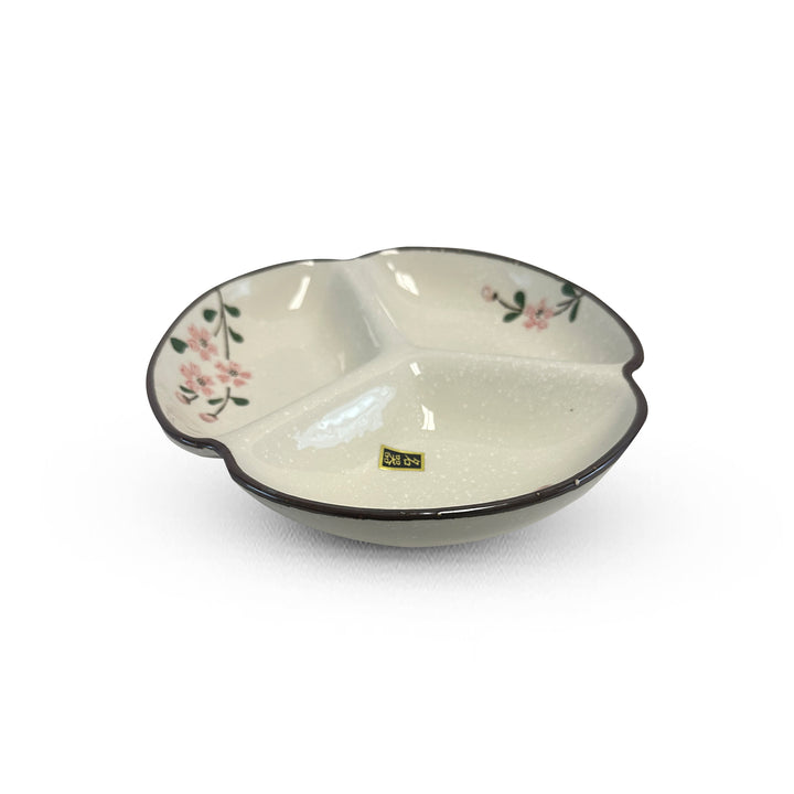 The Bloom 3-Section Divided Plate (M)