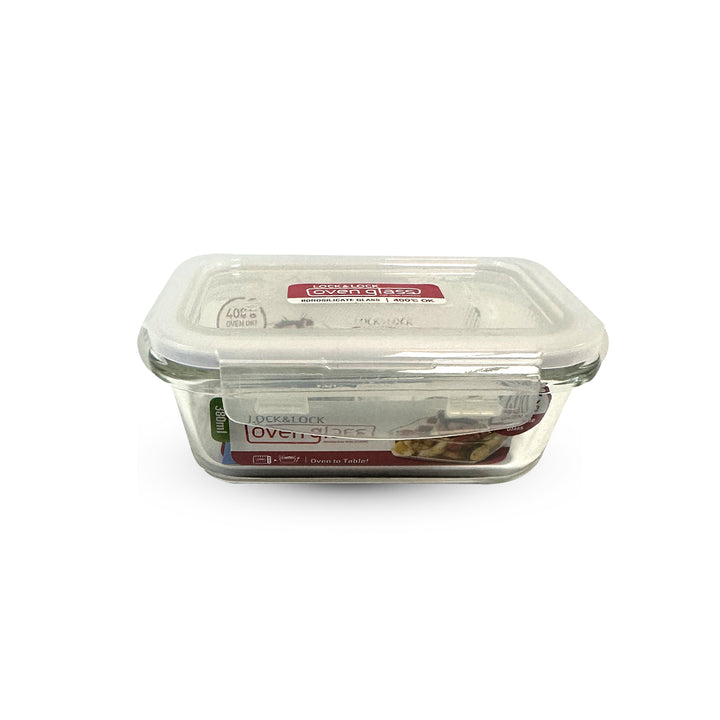 BOROSEAL II HEAT RESISTANT GLASS RECTANGULAR 380ML