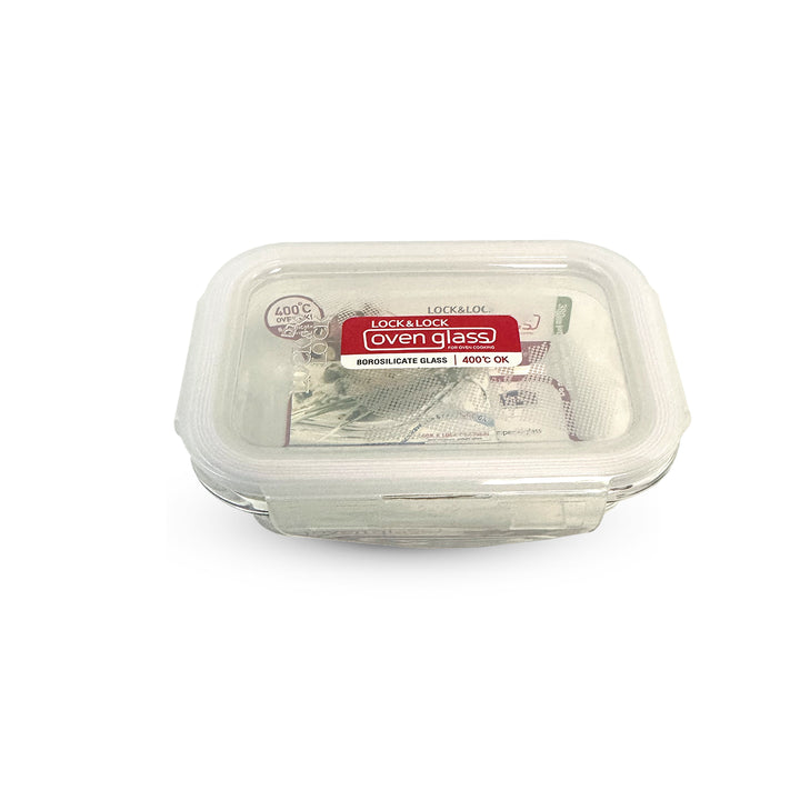 BOROSEAL II HEAT RESISTANT GLASS RECTANGULAR 380ML